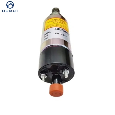 24V Shutoff Solenoid Valve 155-4652 1554652 For Caterpillar E320B E325B E325C E325CL