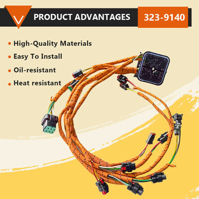 Excavator Parts E320C Cab EXternal Wiring Harness Assemble 186-4605