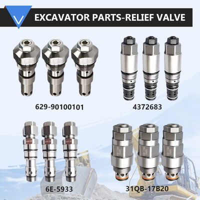 Excavator Parts Main Relief Valve YC35 SWE50 Swing Motor Relief Valve