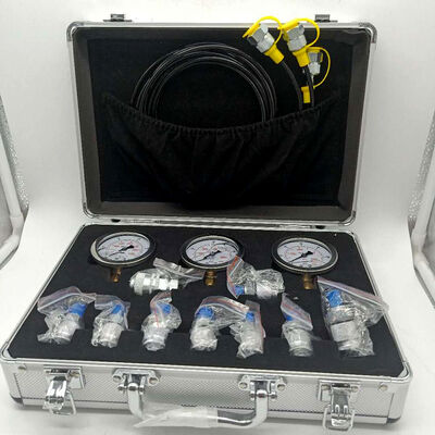 Construction Machinery Parts Hydraulic Pressure Gauge Portable Hydraulic Pressure Test Kit